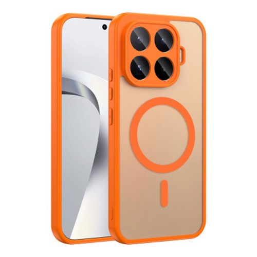 Xiaomi 17T Pro Kılıf M-safe Şarj Özellikli Babet Kapak Xiaomi 17T Pro - Turuncu