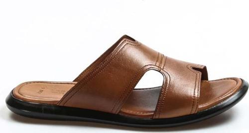 Hakiki Deri Erkek Düz Terlik 018MA798X169