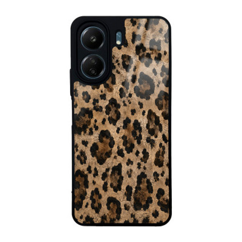 Xiaomi Poco C65 Kılıf Kamera Korumalı Desenli Lusi Kapak Xiaomi Poco C65, Cep Telefonu Kılıfları - Kahve Leopar