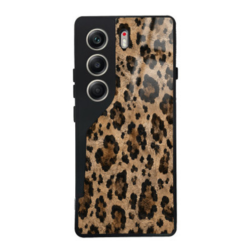 40 Pro Kılıf Kamera Korumalı Desenli Zore Lusi Kapak Tecno Camon 40 Pro Zore - Kahve Leopar