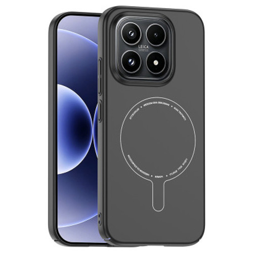 Xiaomi 17 Kılıf M-Safe Şarj Özellikli Kamera Korumalı Elio Sert PC Kapak Xiaomi 17 - Siyah