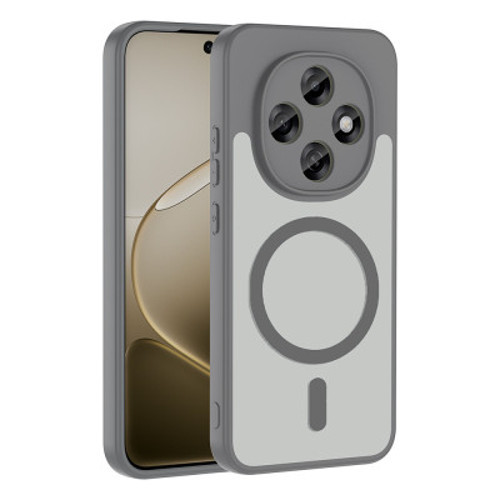 Oppo A6 Pro Kılıf M-safe Şarj Özellikli Babet Kapak Oppo A6 Pro - Gri