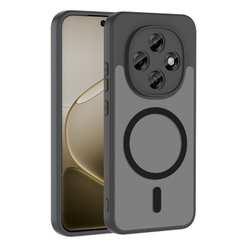 Oppo A6 Pro Kılıf M-safe Şarj Özellikli Babet Kapak Oppo A6 Pro - Siyah
