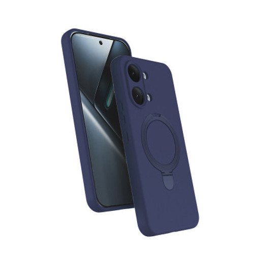 Xiaomi Poco X8 Pro Max Kılıf M-safe Şarj Özellikli Standlı Samara Kapak Xiaomi Poco X8 Pro Max - Lacivert
