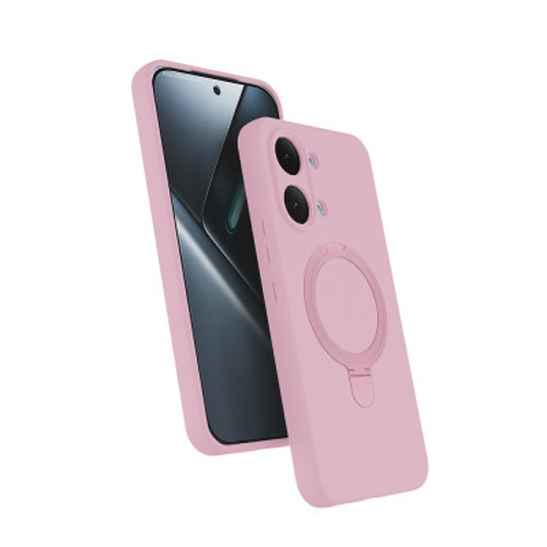 Xiaomi Poco X8 Pro Max Kılıf M-safe Şarj Özellikli Standlı Samara Kapak Xiaomi Poco X8 Pro Max - Pembe