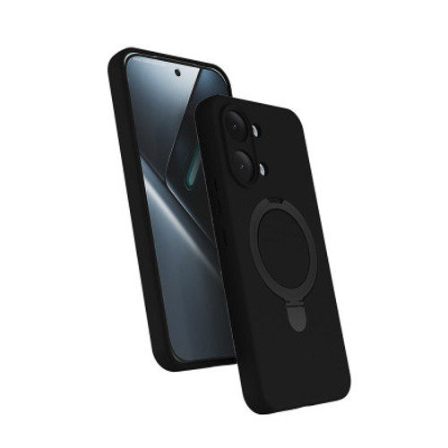 Xiaomi Poco X8 Pro Max Kılıf M-safe Şarj Özellikli Standlı Samara Kapak Xiaomi Poco X8 Pro Max - Siyah