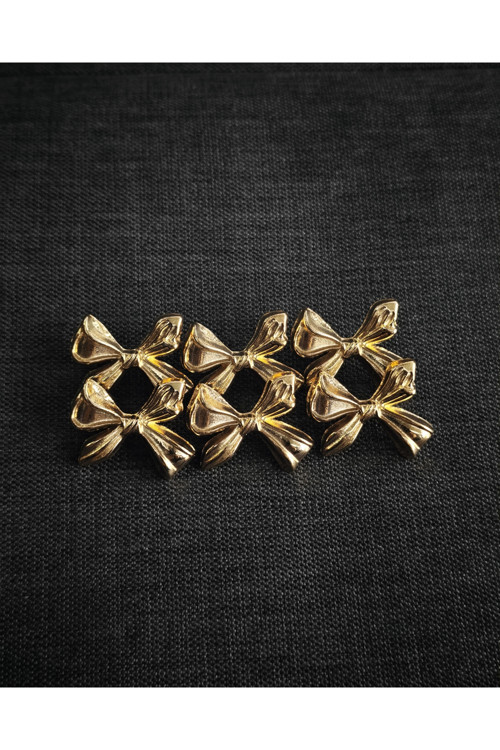 Z.A.R.A Fiyonk Model Metal Gold Düğme 6 Adet 23 mm 36 boy