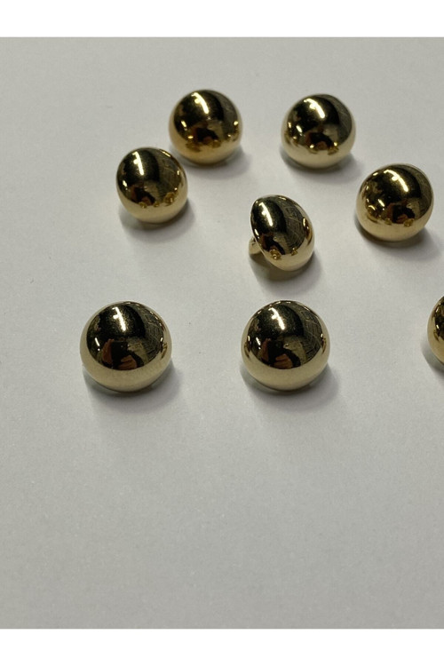 Bombeli bluz düğmesi / metal bluz düğmesi/ 8 li set / GOLD