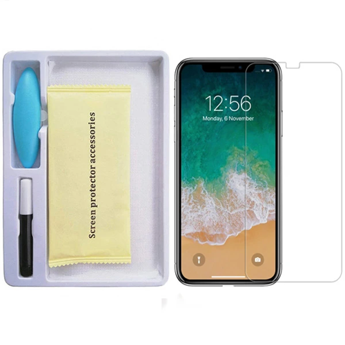 Markasız Ucuz Ally İPhone 11 Pro Max/ Xs Max Full Liquid+Uv Işık 3D Kırılmaz Cam Ekran Koruyucu-(5775)