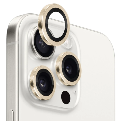 Markasız Ucuz ALLY iPhone 15 Pro/15 Pro Max Kamera Lens Koruma Camı-(5775)
