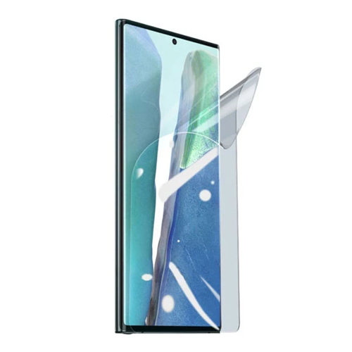 Markasız Ucuz Baseus Sm Galaxy Note 20 Full Ekran Koruyucu 0.15mm 2 Adet Set Water Gel-(5775)