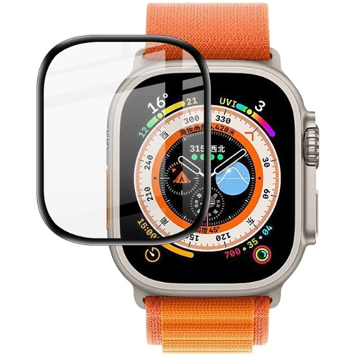 Markasız Ucuz Watch Ultra 49mm 3D Full Kaplama Ekran Koruyucu PET+PMMA-(5775)