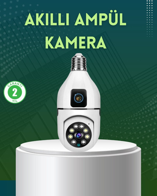 Markasız Ucuz 360 Derece Panoramik WiFi Kamera – Full HD Ev Güvenlik Sistemi