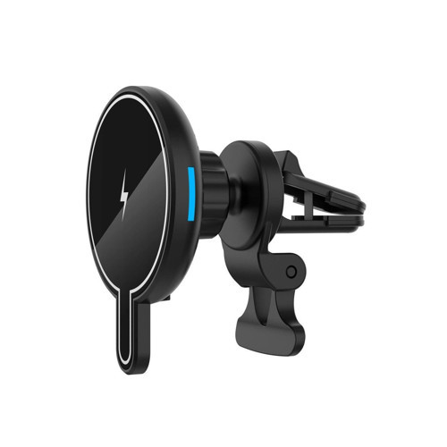 Markasız Ucuz T9 15w Magsafe Araç Tutucu - Siyah