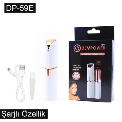 DEMPOWER ŞARJLI YÜZ TÜY ALICI EPİLASYON ALETİ FLAWLES KISA