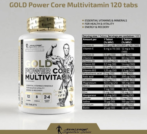 GOLD POWER CORE MULTİVİTAMİN 120 tablets