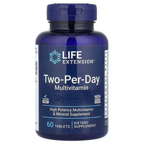 Vitamins Two Per Day Multivitamin 60 Tablets