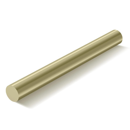 Pirinç Sarı Dolu Çubuk Profil 10MM Çap - 50CM Boy