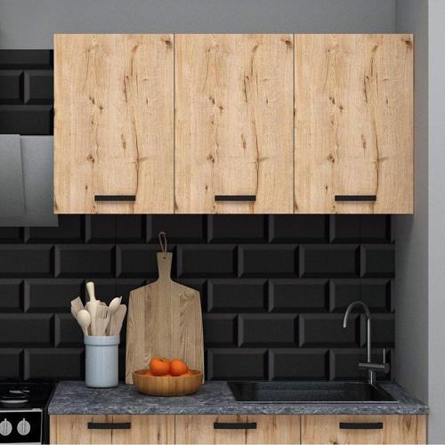 120 CM DETROİT MİNİ MUTFAK ÜST MODÜL, 120 CM MODERN HAZIR MUTFAK ÜST DOLAP, ÇOK AMAÇLI MUTFAK DOLABI