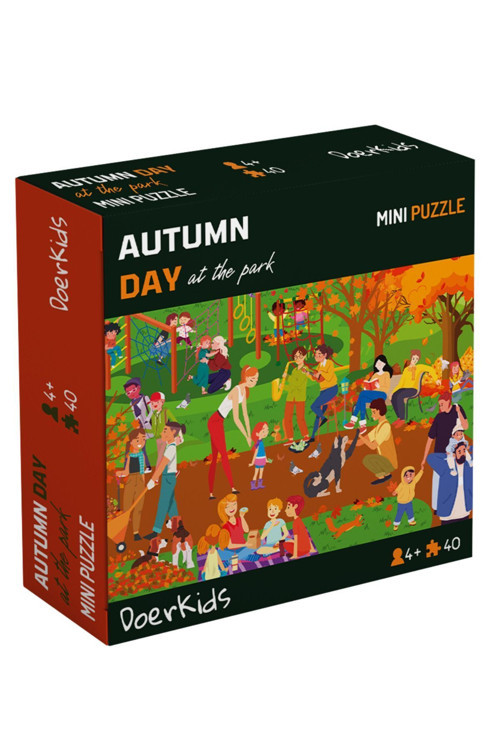 Huzurlu Bir Sonbahar Günü Sakinleştirici Mini Puzzle | 3-7 Yaş - 40 Parça