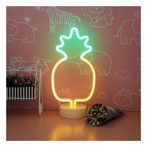 ® Dekoratif Ananaslı Neon Led Masa Ve Gece Lambası Hediyelik Lamba