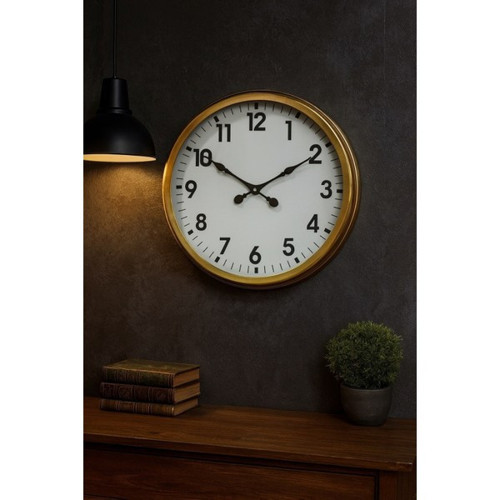 Zentime 60 Cm Gold Lüks Duvar Saati