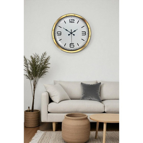 Zentime 40 Cm Gold Lüks Duvar Saati