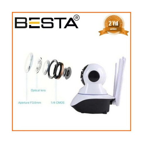 2 Mp 1080P 5 Antenli Kablosuz Bebek Kamerası Kd-1605
