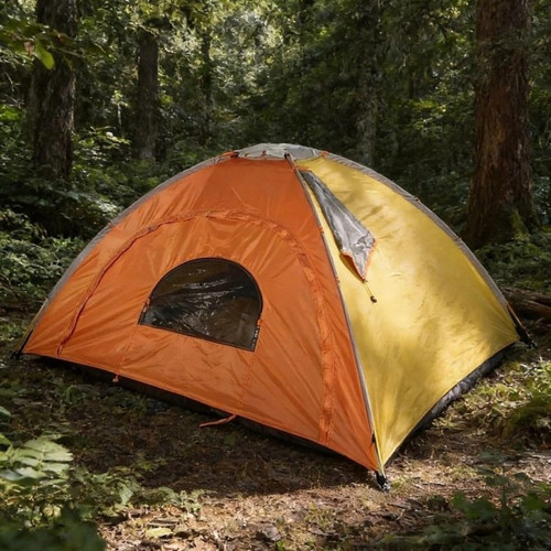 4 Kişilik Yarı Otomatik Kamp Çadırı – Suya Dayanıklı, Hızlı Kurulumlu Outdoor Aile Çadırı, Doğa, Kamp Ve Piknik 200X200X135 Cm