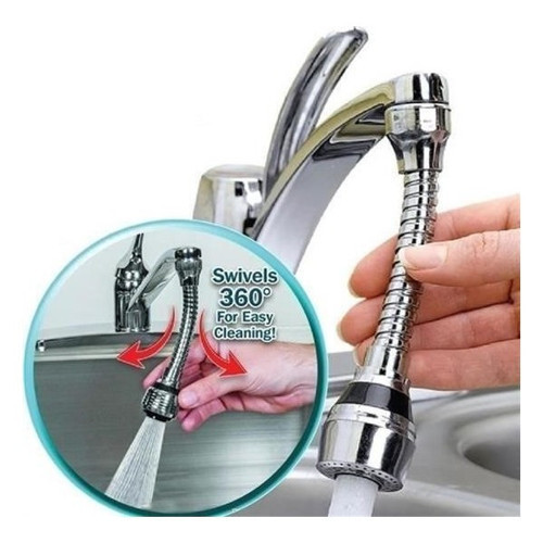 ® Turbo Flex 2 Aşamalı Plastik Esnek Musluk Başlığı Pratik Tak Kullan