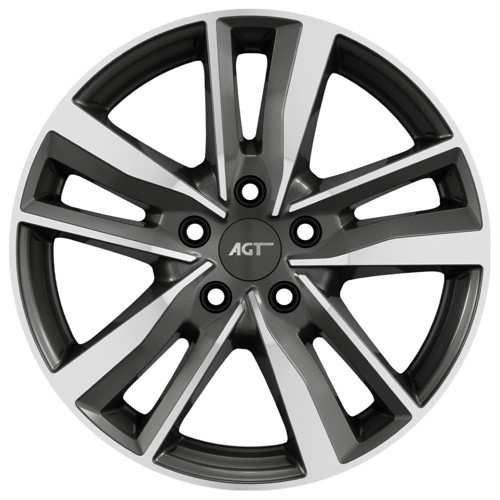 Wheels 17 inç 5*100 ET40 Füme Jant Takımı (J-6190)