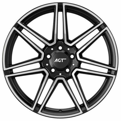 Wheels 19 inç 5*112 ET48 Siyah Jant Takımı (J-6209)