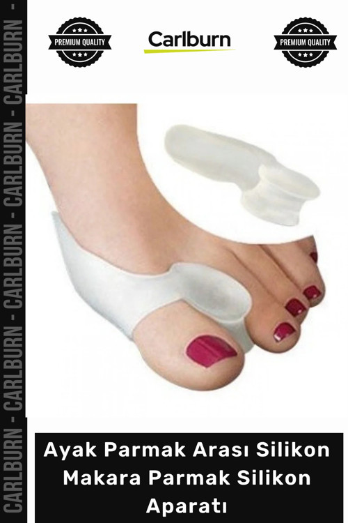#AyakBakım Ortopedik Hallux Valgus Destek Ayak Parmak Arası Silikon Makara Parmak Silikon Aparatı