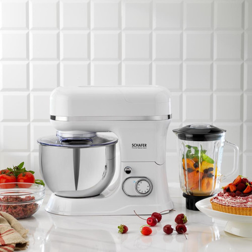 Prochef Master Multi Kıyma Aparatlı Stand Mikser 5 L-Beyaz