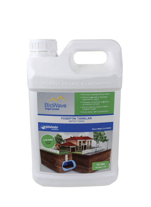 Biowave Foseptik Tanklar Koku ve Atık Giderici %100 Doğal - 10 Litre