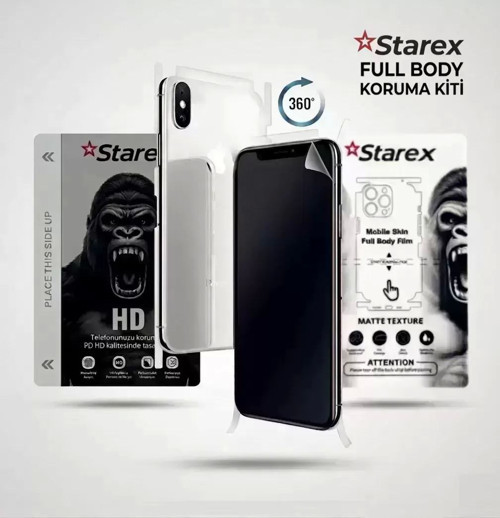 Infinix HOTE 70 PRO Uyumlu NANO Ekran Koruyucu HD HAYALET - Full Arka Kaplama 360 Koruma STAREX