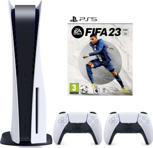 Playstation 5+2. Dualsense Kol + Ps5 Fifa 23 (Eurasia Garantili)