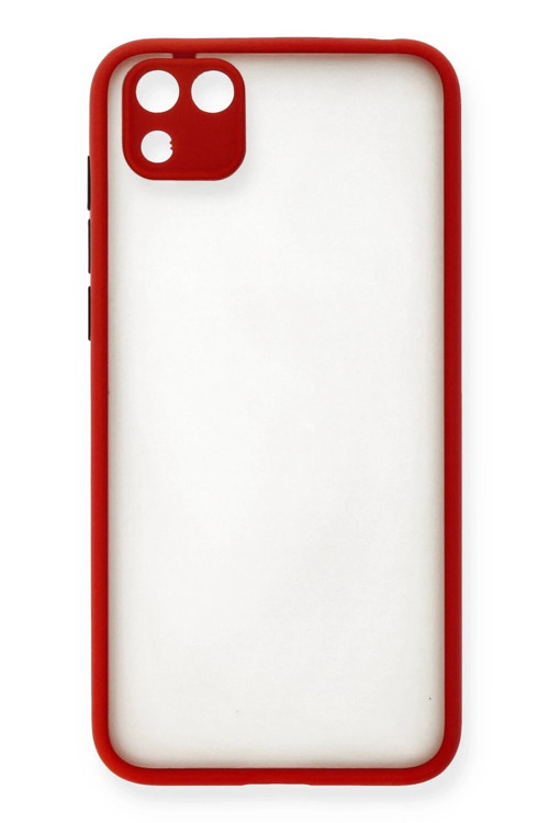 Huawei Y5P Kılıf Montreal Silikon Kapak - Kırmızı