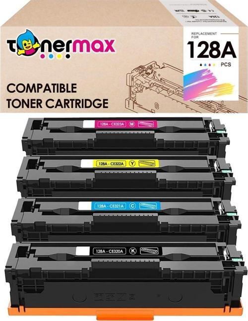Hp CM1415fnw Muadil Toner Takım /Hp CE320A