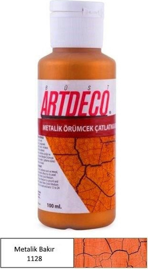 Örümcek Çatlatma Boyası 1128 Metalik Bakır