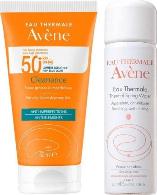 Cleanance Spf 50+ Yağlı Ve Akneye Eğilimli Ciltler İçin Güneş Kremi 50 Ml - Termal Su 50 Ml