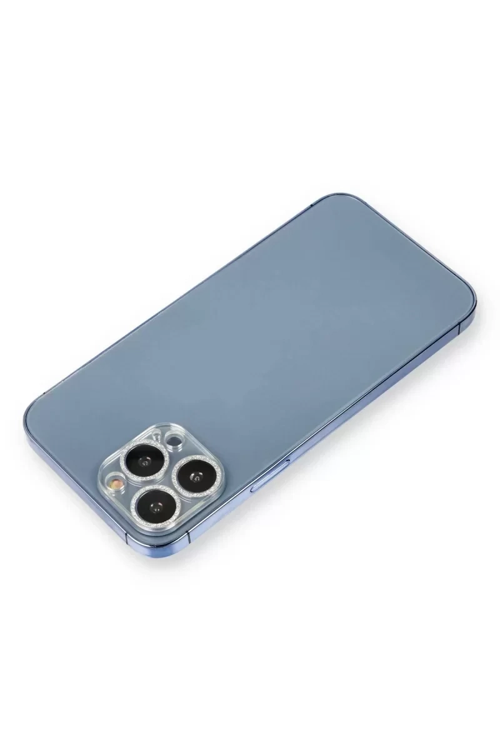 Newface Apple İphone 12 Pro Shine Kamera Lens Koruma Cam - Gümüş