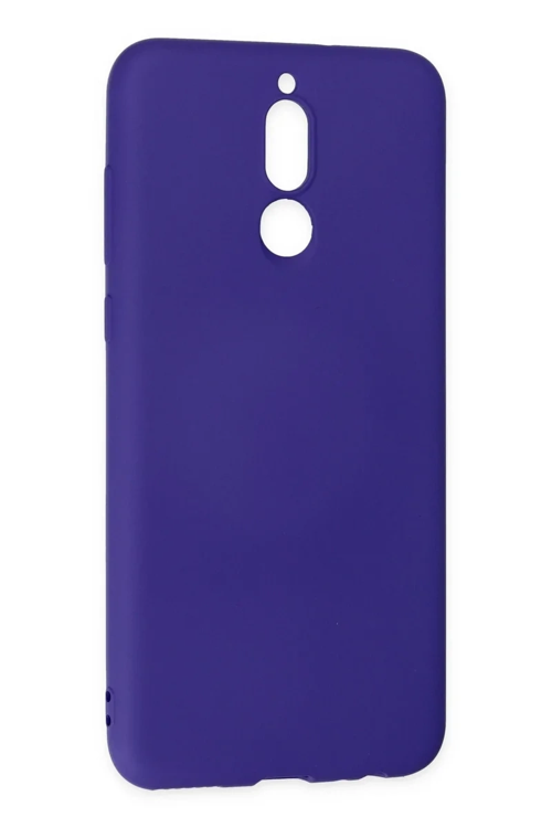 Newface Huawei Mate 10 Lite Kılıf Nano İçi Kadife Silikon - Mor