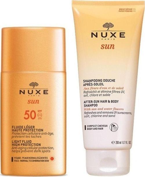 Hafif Dokulu Yüz Kremi Spf 50 50 Ml- Güneş Sonrası Nemlendirici Saç Ve Vücut Şampuanı