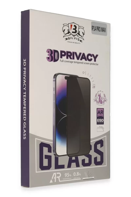 Newface Apple İphone 12 Pro Max Bilvis 3d Hayalet Cam Ekran Koruyucu