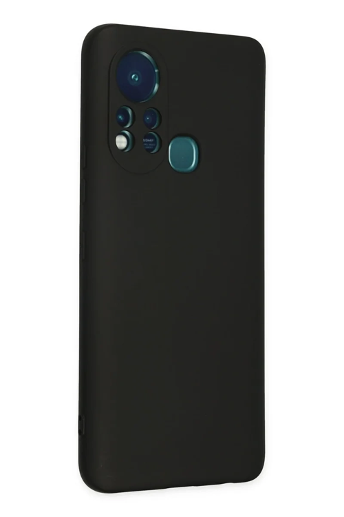 Newface İnfinix Hot 11s Kılıf Nano İçi Kadife Silikon - Siyah