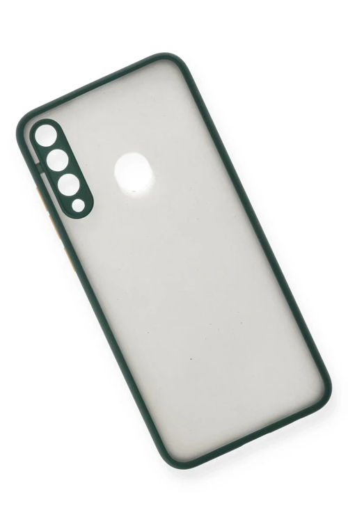 Newface Huawei Y6p Kılıf Montreal Silikon Kapak - Yeşil