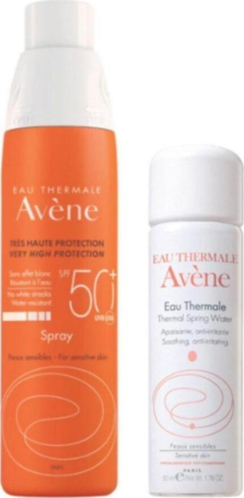 Spray Spf 50+ Tüm Cilt Tipleri İçin Güneşten Koruyucu Vücut Spreyi 200 Ml + Termal Su 50 Ml
