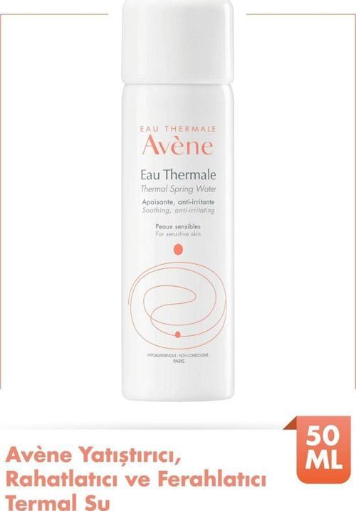 Tüm Cilt Tipleri İçin Yatıştırıcı, Rahatlatıcı Ve Ferahlatıcı Küçük Boy Avène Termal Su 50 Ml