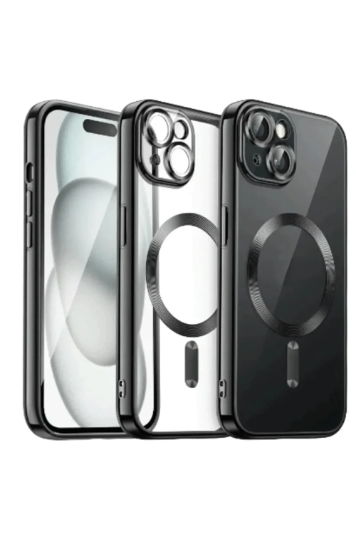 Newface İphone 13 Kılıf Kross Magneticsafe Kapak - Siyah